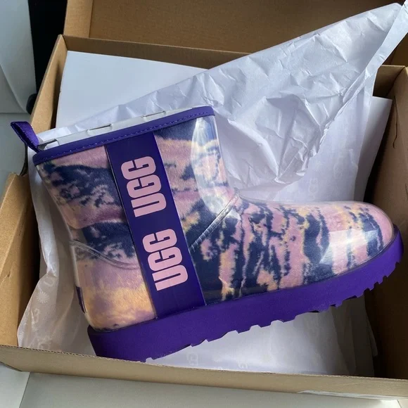 UGG | Shoes | Ugg Classic Clear Mini Marble Boots | Poshmark